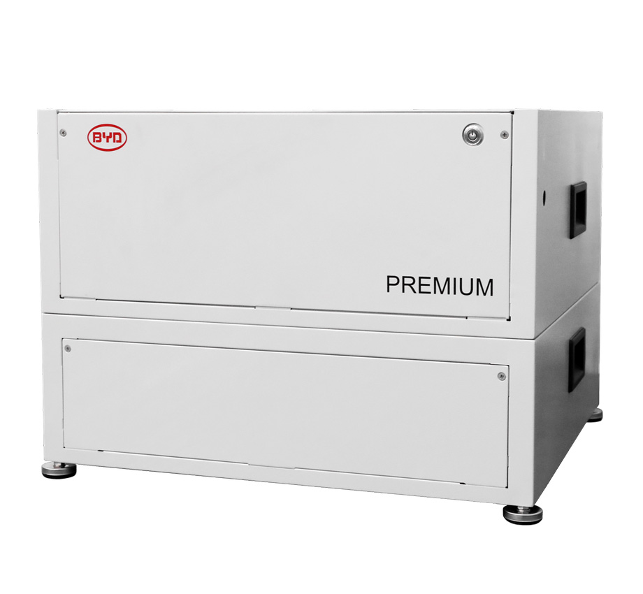 Batería Litio BYD LVL de 15,4kWh; Apilable a 2 alturas.