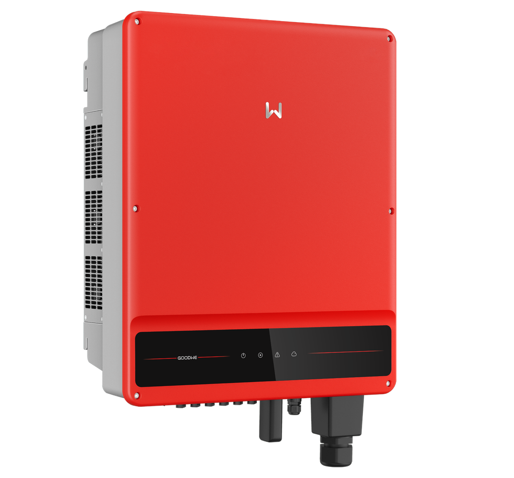 SMT; 50 kW; 5 MPPT; 1100V; 37,5A Isc; SPD Tipo II CA/CC; WIFI y DC Switch; Modelo KS; Inversor Trifásico Goodwe.