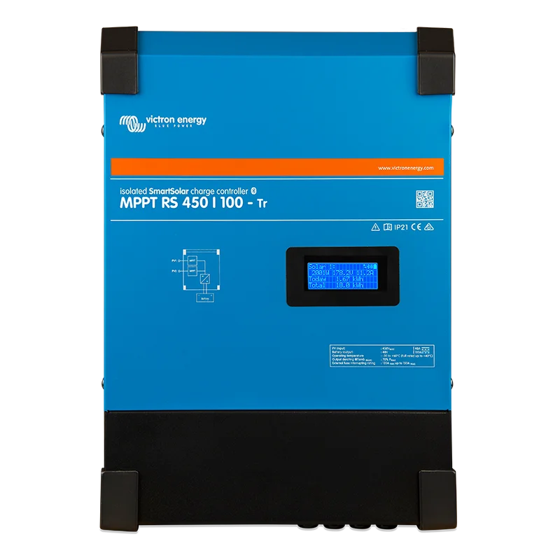 SmartSolar MPPT RS 450/200-MC4; 48V; Vmax 450V, con Display. Maximizador Victron. (SCC145120512)