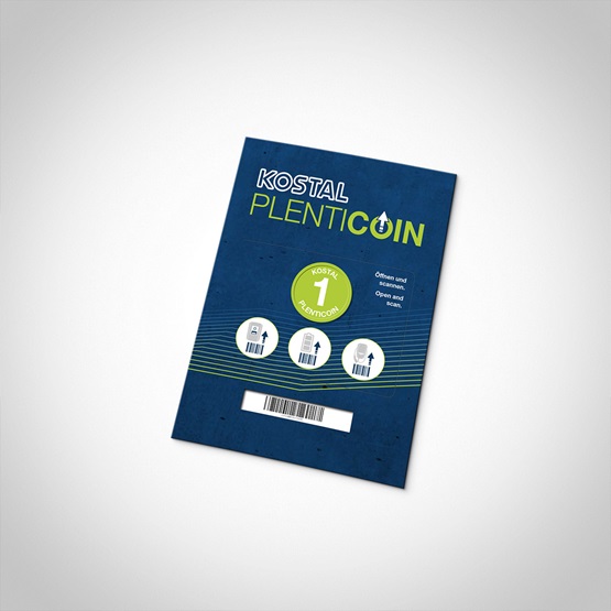 Pack de 10 PLENTICOIN digitales KOSTAL