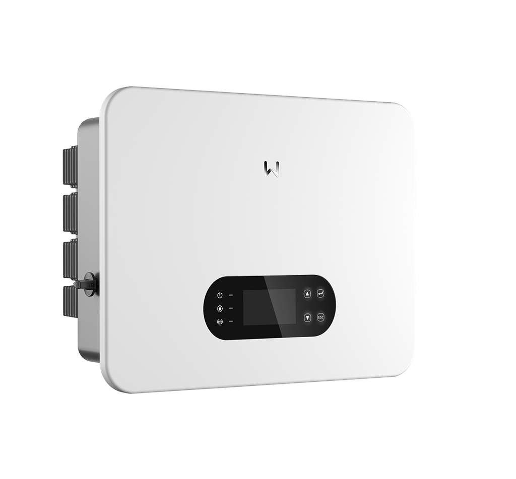 ES-Uniq; 8000W; 2 MPPTs; 48A & 24A Isc; SPD Tipo III CA/CC; Back-Up 40A CA; AFCI, WIFI-LAN 2.0, Display, DC Switch y Meter Incluidos; IP66; Inversor Híbrido Monofásico para Baterías LV.