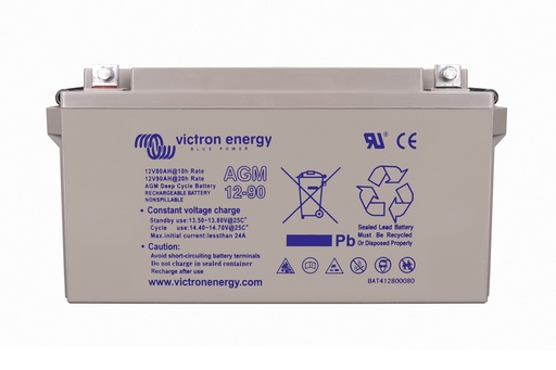 [BVI-AGM090] Baterías Victron; 12V/90Ah AGM Deep Cycle Batt. (BAT412800084)